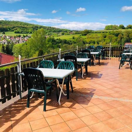 Cafe Pension Sonnenkanzel Staatsbad Brückenau Kültér fotó
