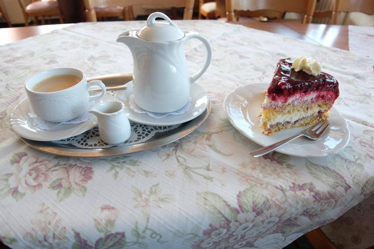 Cafe Pension Sonnenkanzel Staatsbad Brückenau Kültér fotó