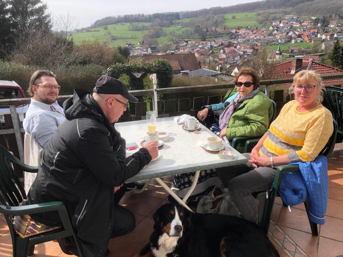 Cafe Pension Sonnenkanzel Staatsbad Brückenau Kültér fotó