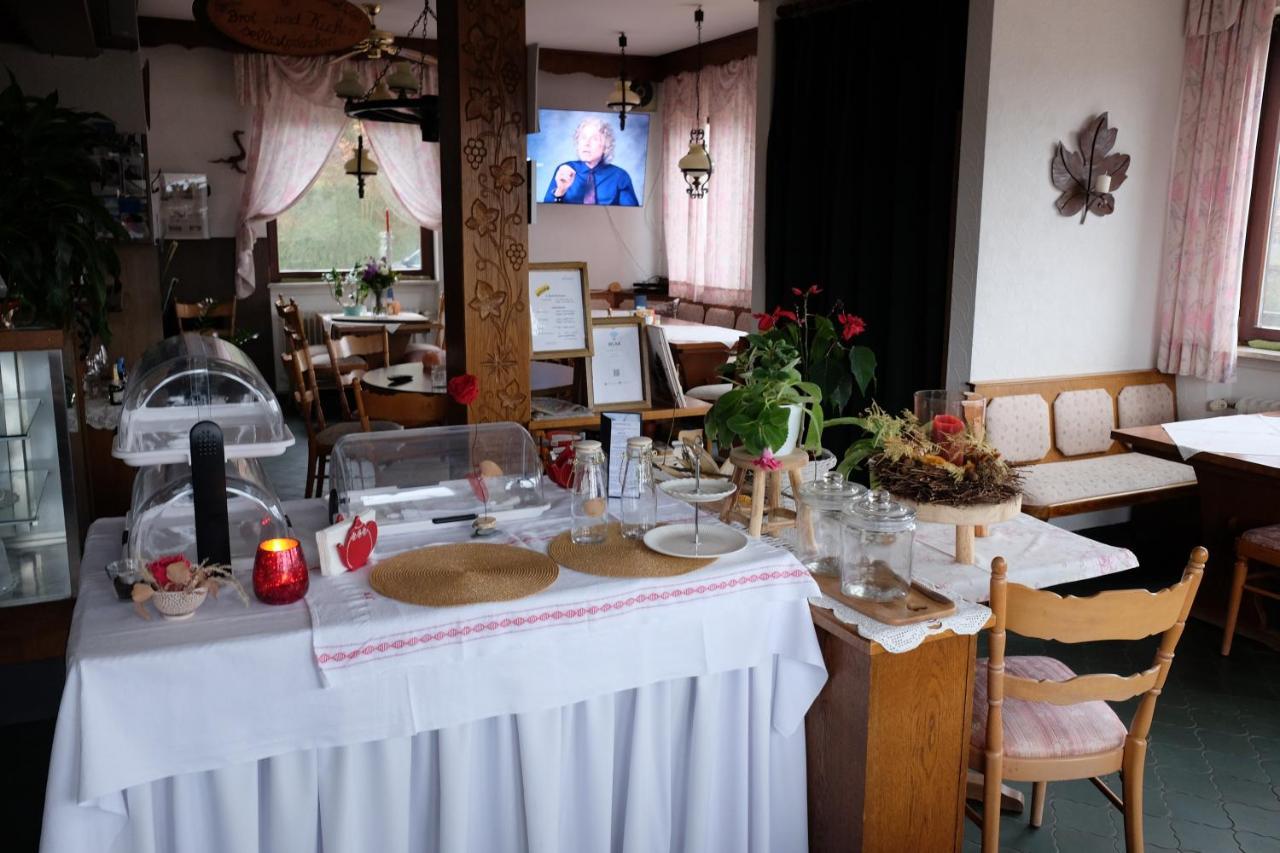 Cafe Pension Sonnenkanzel Staatsbad Brückenau Kültér fotó
