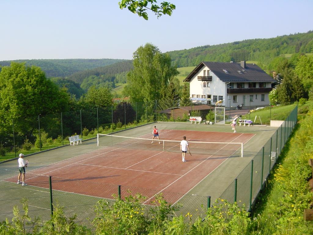 Cafe Pension Sonnenkanzel Staatsbad Brückenau Kültér fotó