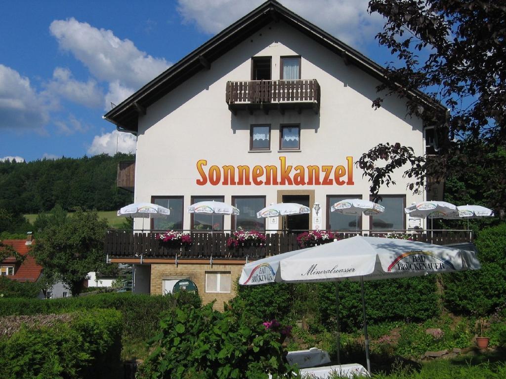 Cafe Pension Sonnenkanzel Staatsbad Brückenau Kültér fotó